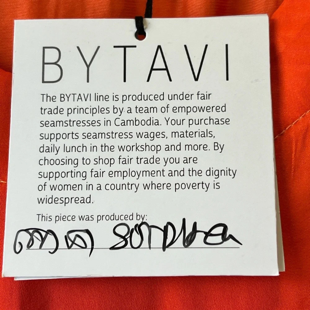 Women's Bytavi Dress 3 Tier Short Sleeve Size Small — image 3 of 6